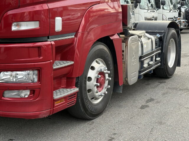 スーパーグレート：トレーラーヘッド：ハイキャブ：アルミホイール：エアサス