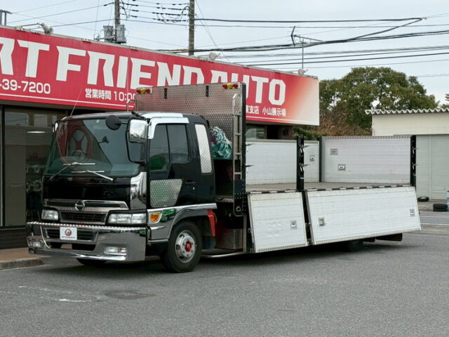 【委託販売】スペースレンジャー：平ボデーアルミブロック：架装多数：生エンジン