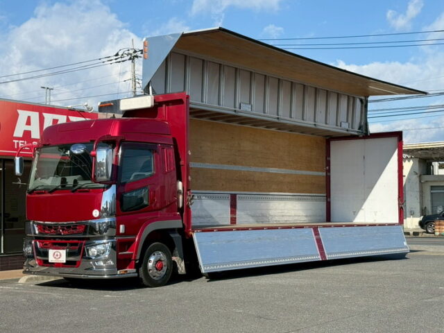 17スーパーグレート:ハイルーフ:ウィング:メッキ多数:アルミホイール:格納ゲート