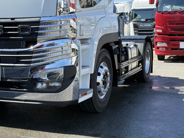 24スーパーグレート：スーパーハイルーフ：トレーラーヘッド：未使用：プレミアムライン