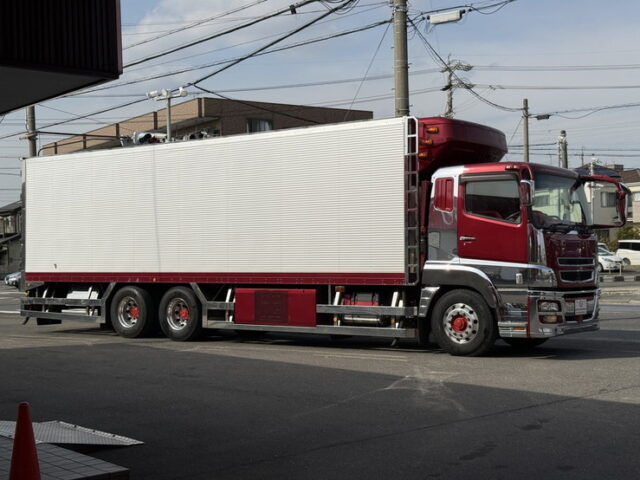 スーパーグレート:冷凍バン:左片扉:ジョロ4キーストン:サブエンジン:総輪エアサス