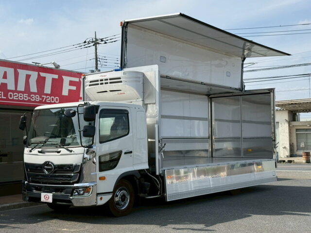 日野：17レンジャー：冷凍ウィング：未使用車：-30度設定：6速MT：240馬力