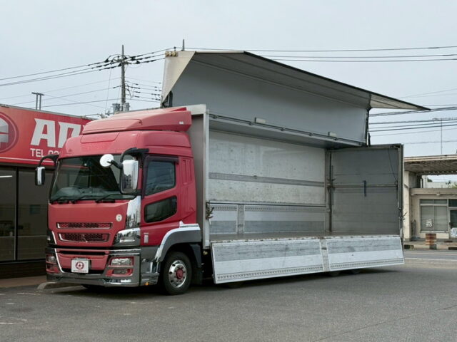 スーパーグレート：ハイルーフ：ウィング：跳上ゲート：アルミホイール：床鉄