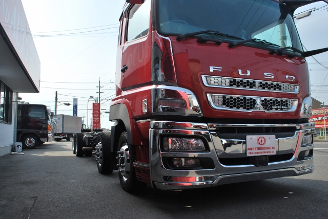 【175】三菱ふそうスーパーグレート 低床 シャーシ ハイルーフ リヤエアサス