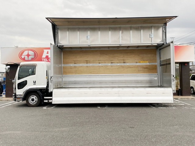 【520】いすゞ　フォワード　ウィング　エアサス　6200ワイド　跳上パワーゲート