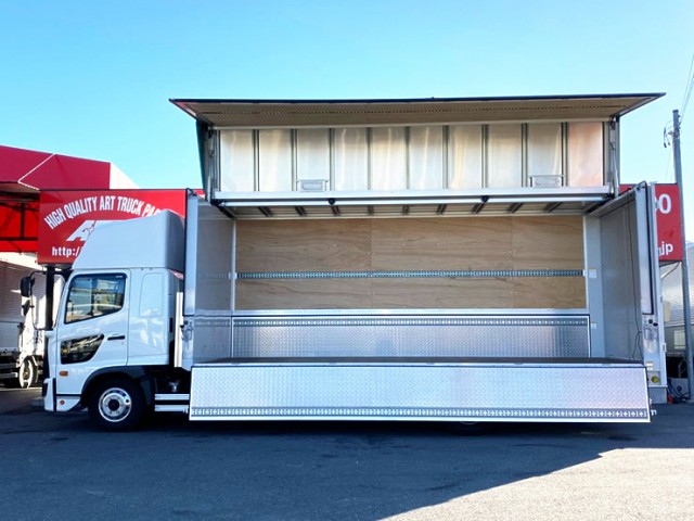 【529】日野　レンジャープロ　ハイルーフ　ウィング　エアサス　格納ゲート