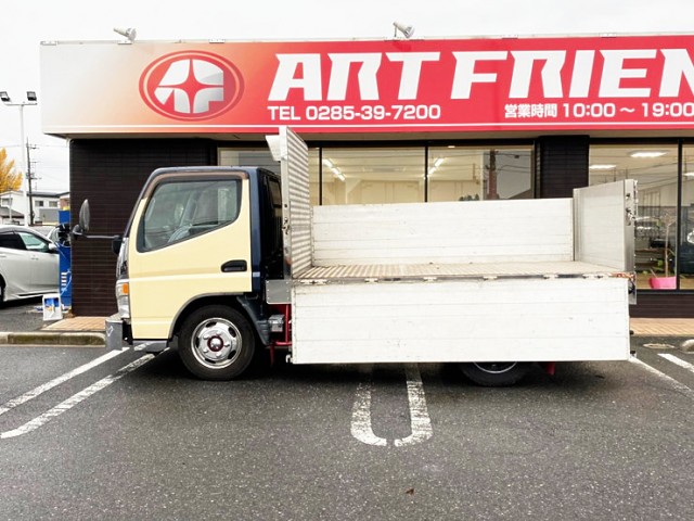 【535】ふそう　キャンター　造りボディ　平ボディアルミブロック