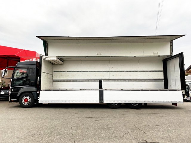 【537】ふそう　スーパーグレート　冷凍ウィング　サブエンジン　スタンバイ　木床