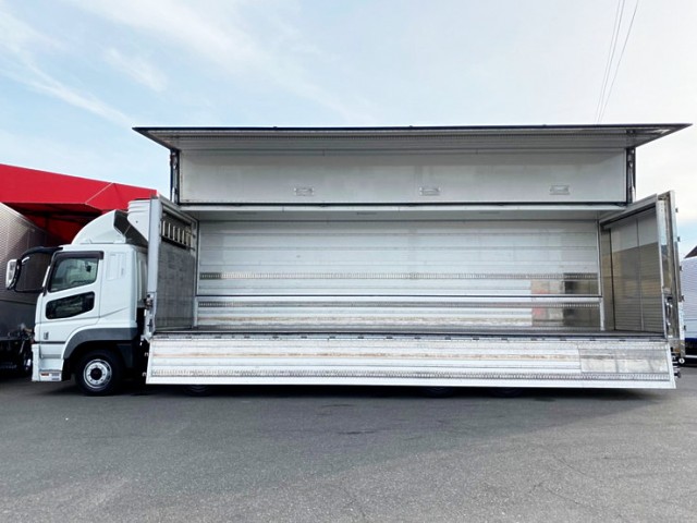 【570】ふそう　スーパーグレート　冷凍ウィング　格納ゲート付　ジョロダー4列　-13℃確認