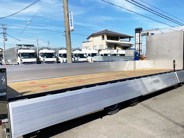 【576】ふそう　スーパーグレート　ハイルーフ　4軸　平ボディアルミB　後輪エアサス