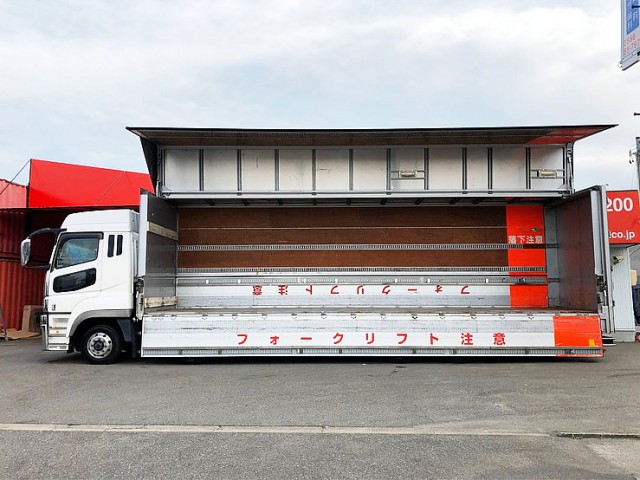 【504】三菱ふそうスーパーグレート　低床　アルミウイング　ハイルーフ　総輪エアサス