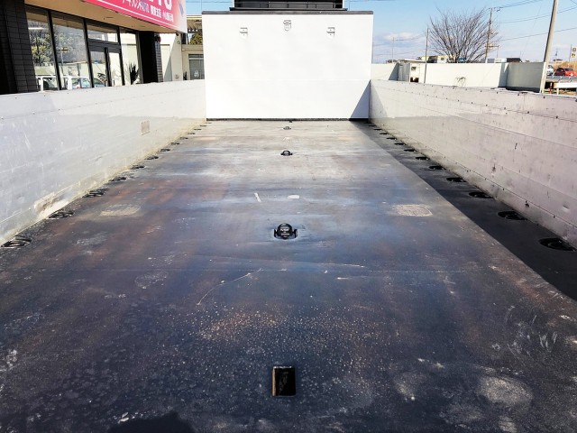 【352】三菱ふそう　ファイター　ワイド　平ボデー　アルミブロック