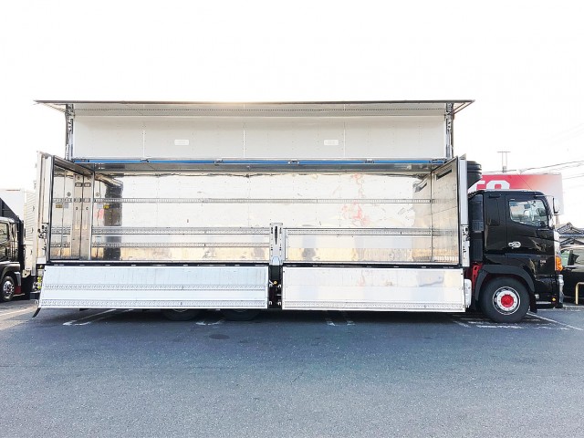 【369】日野プロフィア　高床　冷凍ウィング　床アルミ縞