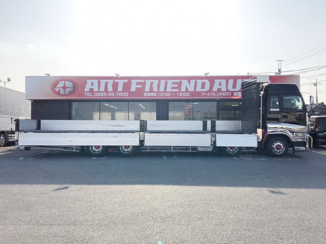 【394】いすゞ　ギガ　ハイルーフ　平ボデー　エアサス