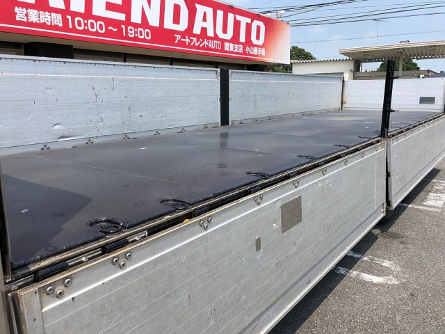 【465】いすゞ　ギガ　10輪　平ボデー　アルミブロック　後輪エアサス