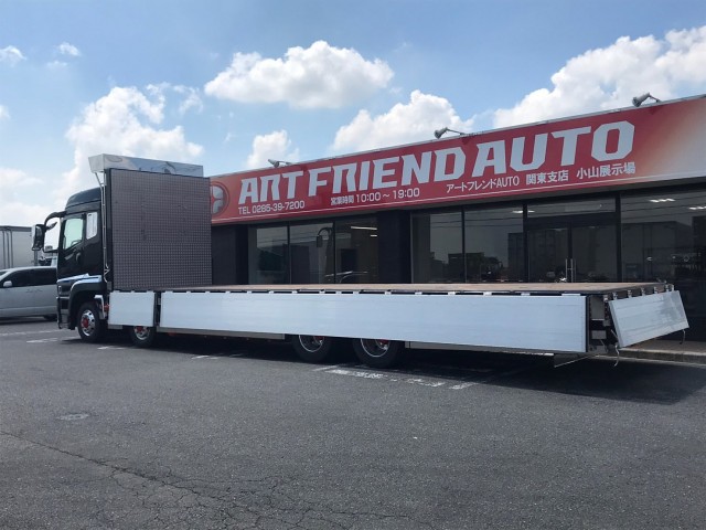 【488】ふそう　スーパーグレート　平ボデーアルミB　4軸低床　新車未使用