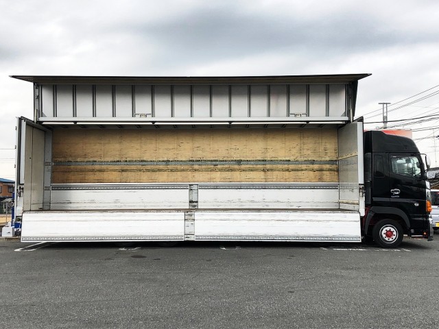 【331】日野 グランドプロフィア　低床　アルミウイング　格納ゲート付　ハイルーフ