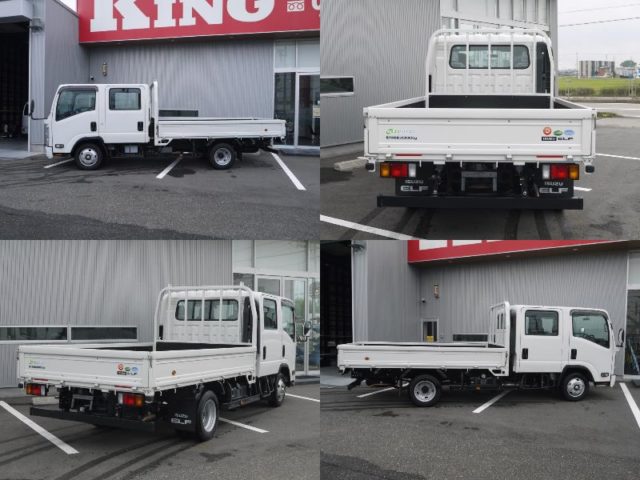 【vk-1059】H30　いすゞ　エルフ　Wキャブ　ワイドロング