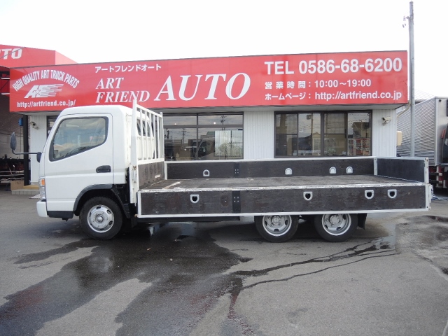 H17 三菱　ジェネレーションキャンター　平ボデー１０輪