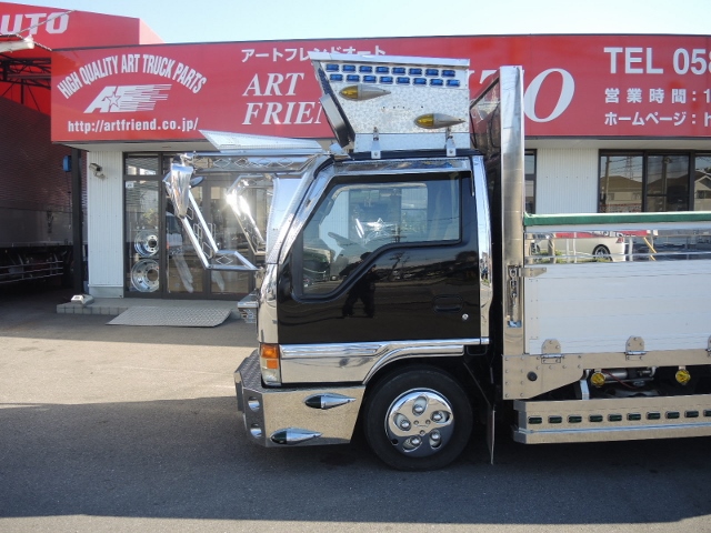 Ｈ８　いすゞ　エルフ　造り平ボデー　１０尺　標準