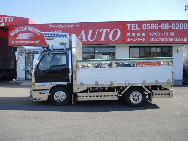 Ｈ８　いすゞ　エルフ　造り平ボデー　１０尺　標準