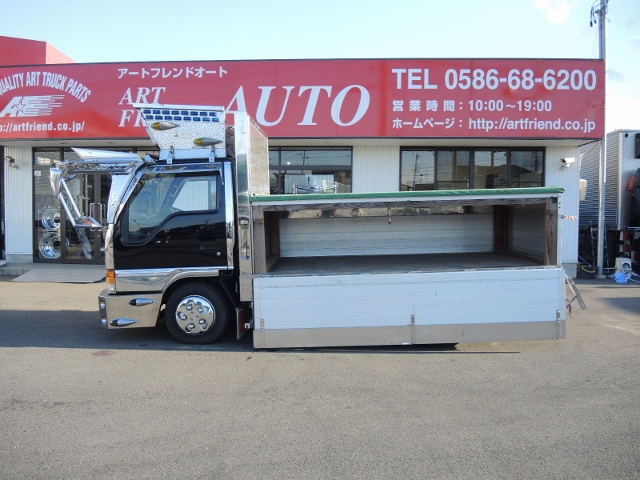 Ｈ８　いすゞ　エルフ　造り平ボデー　１０尺　標準