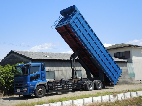 Ｈ１９　三菱　スーパーグレート　土砂禁ダンプ