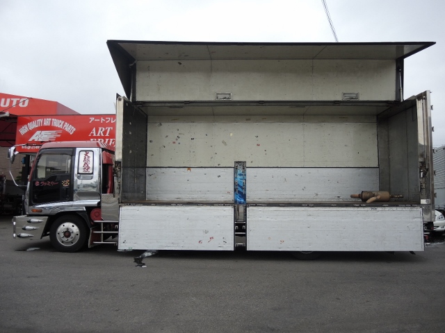 H13　いすゞ　フォワード　アルミウィング　セミワイド