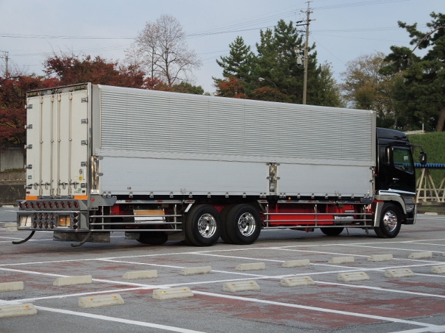 H15 三菱ふそう　スーパーグレード　ハイルーフ　アルミウィング　３軸中低床