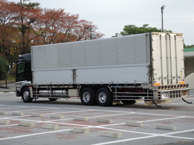 H15 三菱ふそう　スーパーグレード　ハイルーフ　アルミウィング　３軸中低床