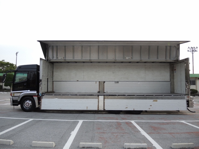 H15 三菱ふそう　スーパーグレード　ハイルーフ　アルミウィング　３軸中低床