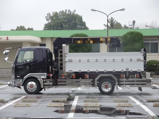 H19 三菱ふそう　ベストワンファイター　造り平ボデー　ユニック車