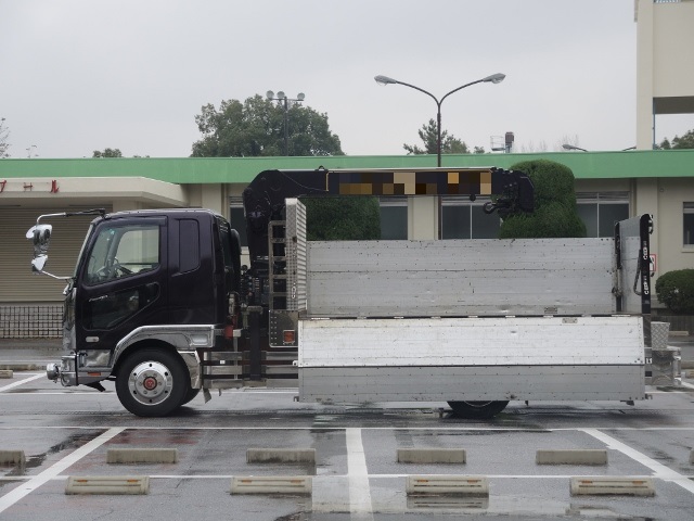 H19 三菱ふそう　ベストワンファイター　造り平ボデー　ユニック車