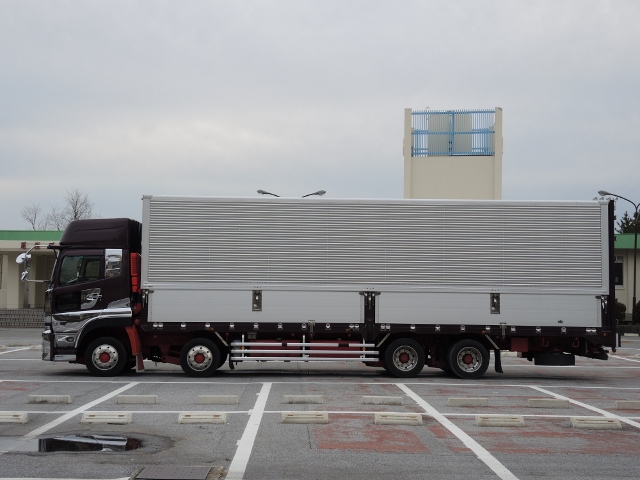 Ｈ19　ニッサンディーゼル　クオン　カスタム　４軸低床　アルミウィング