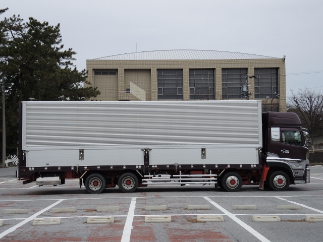 Ｈ19　ニッサンディーゼル　クオン　カスタム　４軸低床　アルミウィング