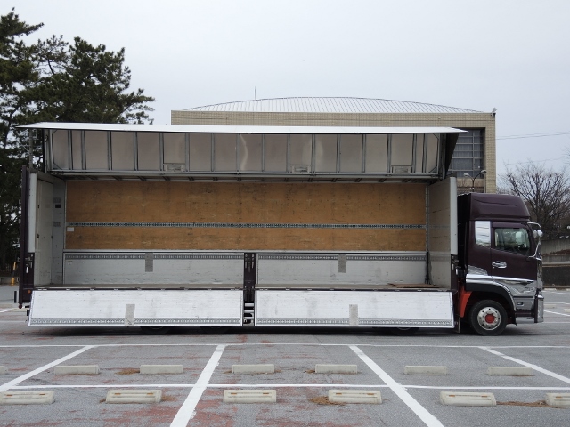 Ｈ19　ニッサンディーゼル　クオン　カスタム　４軸低床　アルミウィング