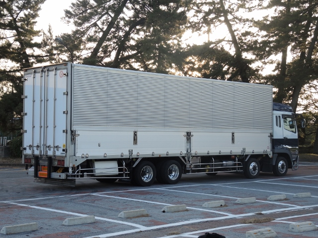 H20 三菱　スーパーグレート　アルミウィング　ハイルーフ　４軸低床