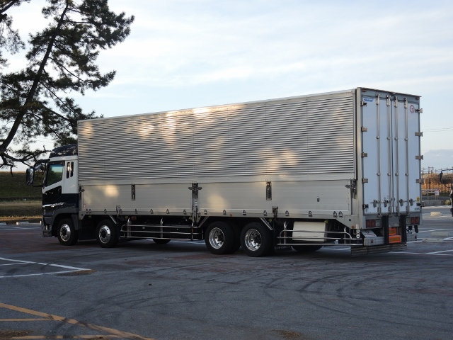 H20 三菱　スーパーグレート　アルミウィング　ハイルーフ　４軸低床