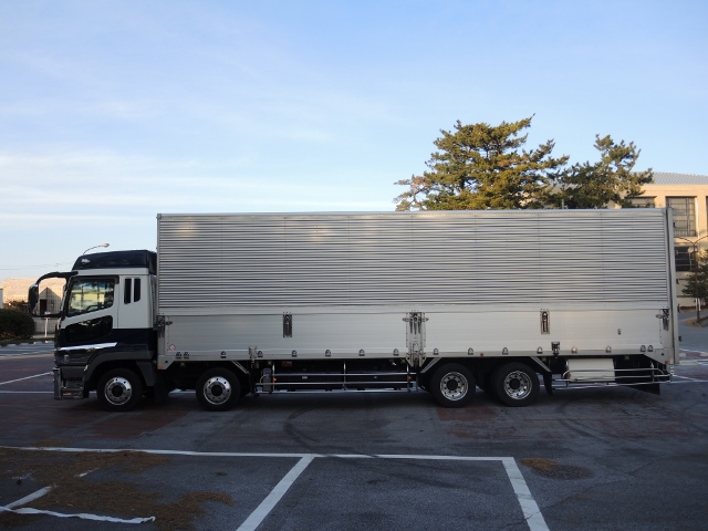 H20 三菱　スーパーグレート　アルミウィング　ハイルーフ　４軸低床