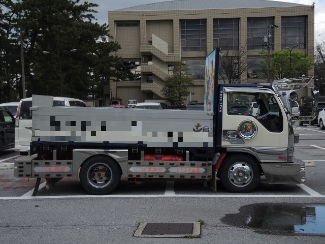 H15　エルフ　平ボデー　アートトラック