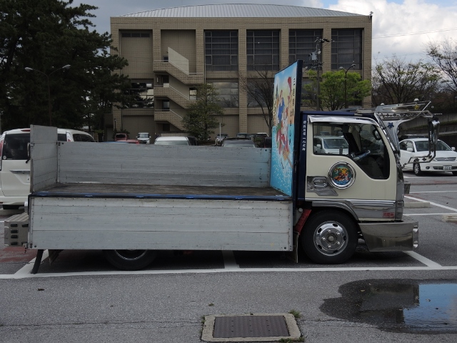 H15　エルフ　平ボデー　アートトラック