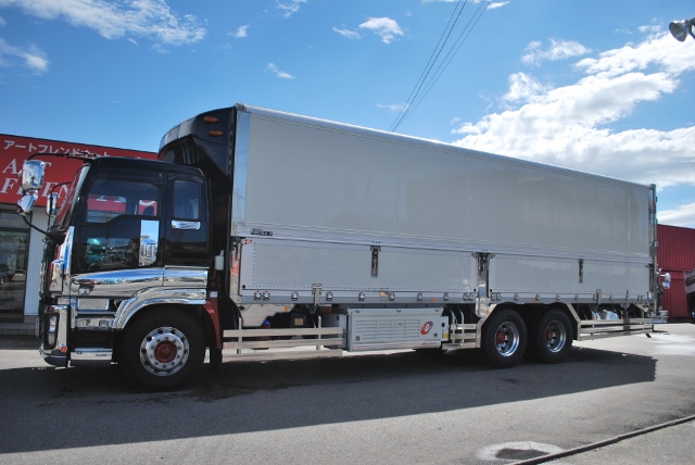 【39】H23 いすゞ　ギガ　中低床冷凍ウイング　リアエアサス