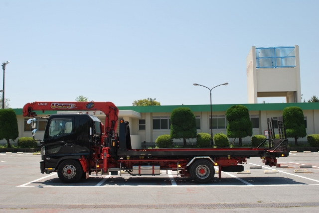 【110】H18　日野　レンジャープロ　４段ユニック付きセルフローダー