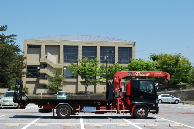 【110】H18　日野　レンジャープロ　４段ユニック付きセルフローダー