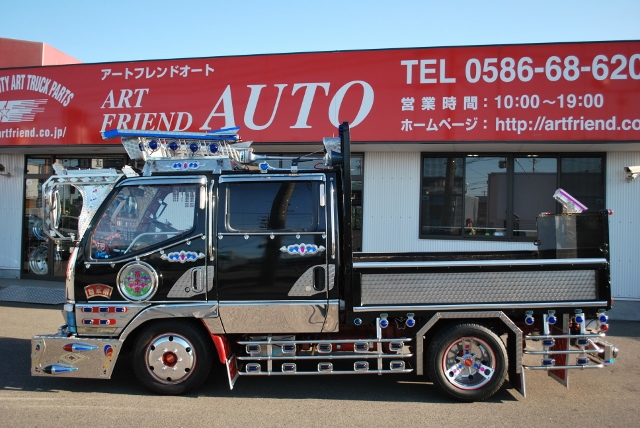 【40】Ｈ8　三菱　キャンター　Ｗキャブ　カスタム多数　デコトラ