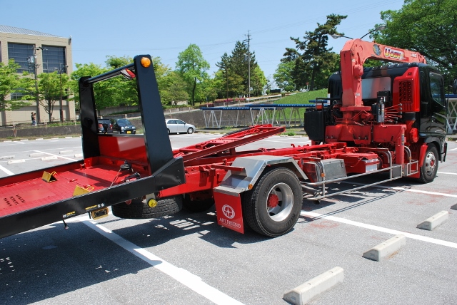 【110】H18　日野　レンジャープロ　４段ユニック付きセルフローダー