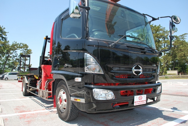 【110】H18　日野　レンジャープロ　４段ユニック付きセルフローダー