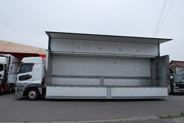 【240】三菱ふそうスーパーグレート　低床　アルミウイング　ハイルーフ　総輪エアサス