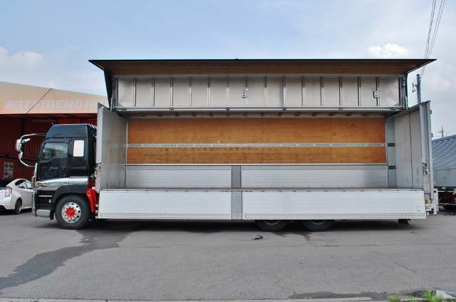 【215】いすゞ　ギガ　中低床　アルミウイング　ハイルーフ