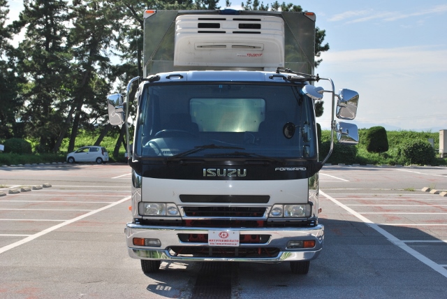 Ｈ19　いすゞ　フォワード　冷凍ウィング　格納ＰＧ付